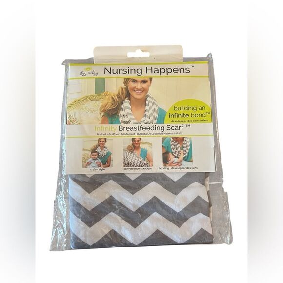 ITSY RITZY Nursing Happens Infinity Breastfeeding Scarf - Picture 1 of 3